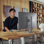 HP OmniStudio X 32-c0091nd Intel Core Ultra 7 155H 31.5inch UHD AG 32GB DDR5 2TB PCIe NVMe SSD RTX 4050 6GB W11H Meteor Silver 80 cm (31.5") 3840 x 2160 Pixels Alles-in-één-pc DDR5-SDRAM NVIDIA GeForce RTX 4050 Windows 11 Home Wi-Fi 7 (802.11be) AI PC Zil