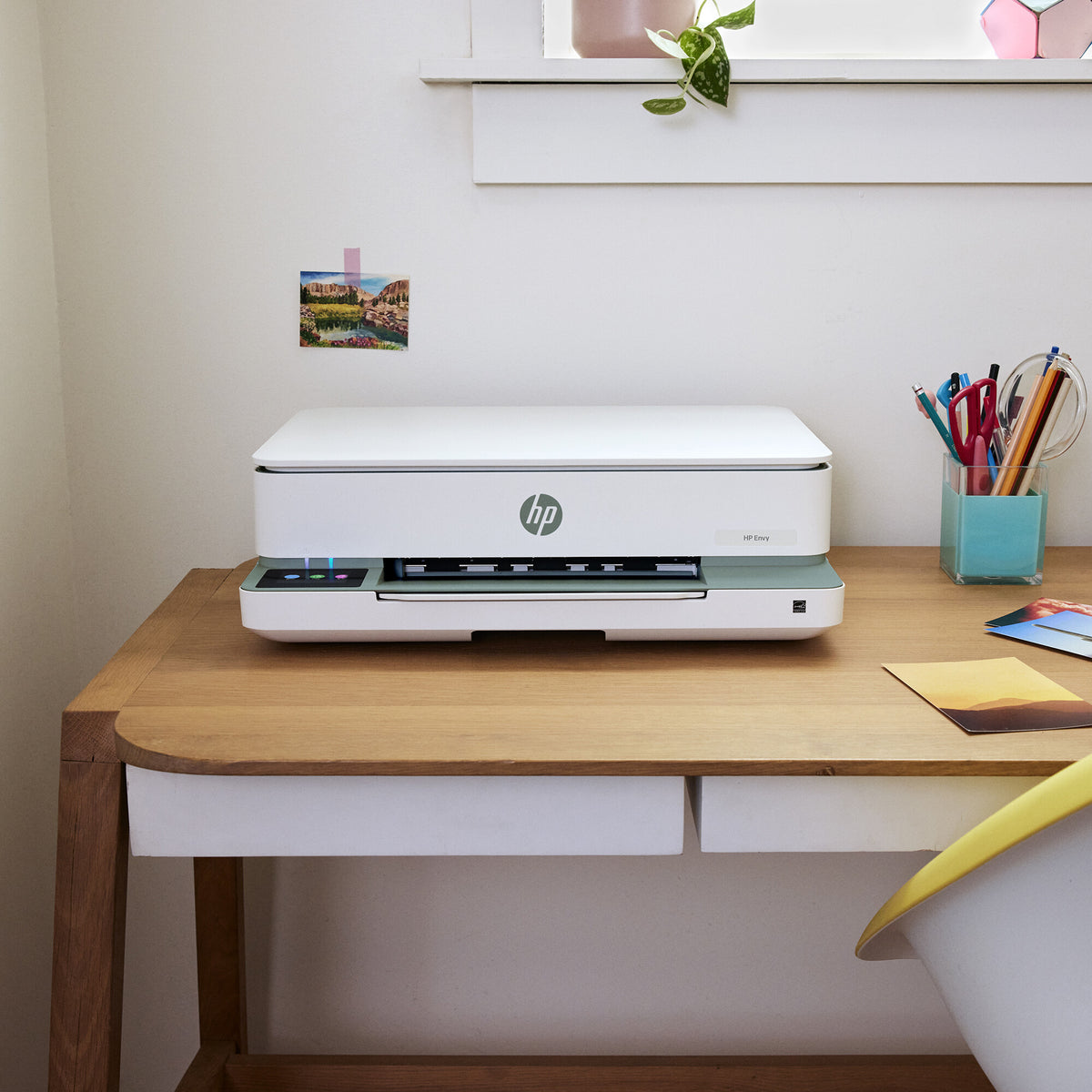HP Envy 6130 All-in-One Kleur Printer, Foto's printen; Kopieerapparaat, Scanner