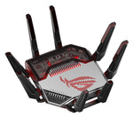ASUS ROG Rapture GT-BN98 draadloze router 10 Gigabit Ethernet Quad-band (2.4 GHz / 5 GHz-1 / 5 GHz-2 / 6 GHz) Zwart, Wit