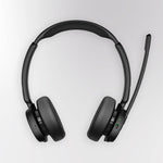 EPOS 1001490 hoofdtelefoon/headset Bedraad en draadloos Hoofdband Kantoor/callcenter USB Type-C Bluetooth Zwart