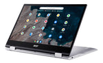 Acer Chromebook CP513-1HL-S1YN Snapdragon 7c 33,8 cm (13.3") Touchscreen Full HD 8 GB LPDDR4x-SDRAM 128 GB eMMC Wi-Fi 5 (802.11ac) ChromeOS voor ondernemingen Zilver