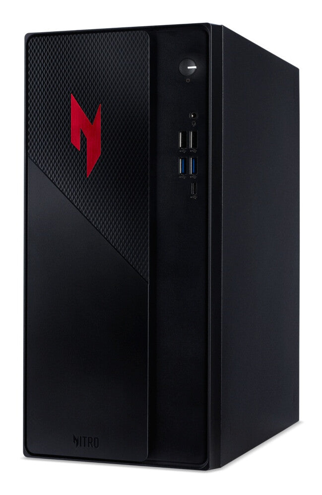 Acer NITRO 20 N20 101 I52150 Intel Core 5 210H 16 GB DDR4-SDRAM 1 TB SSD NVIDIA GeForce RTX 5050 Windows 11 Home Desktop PC Zwart