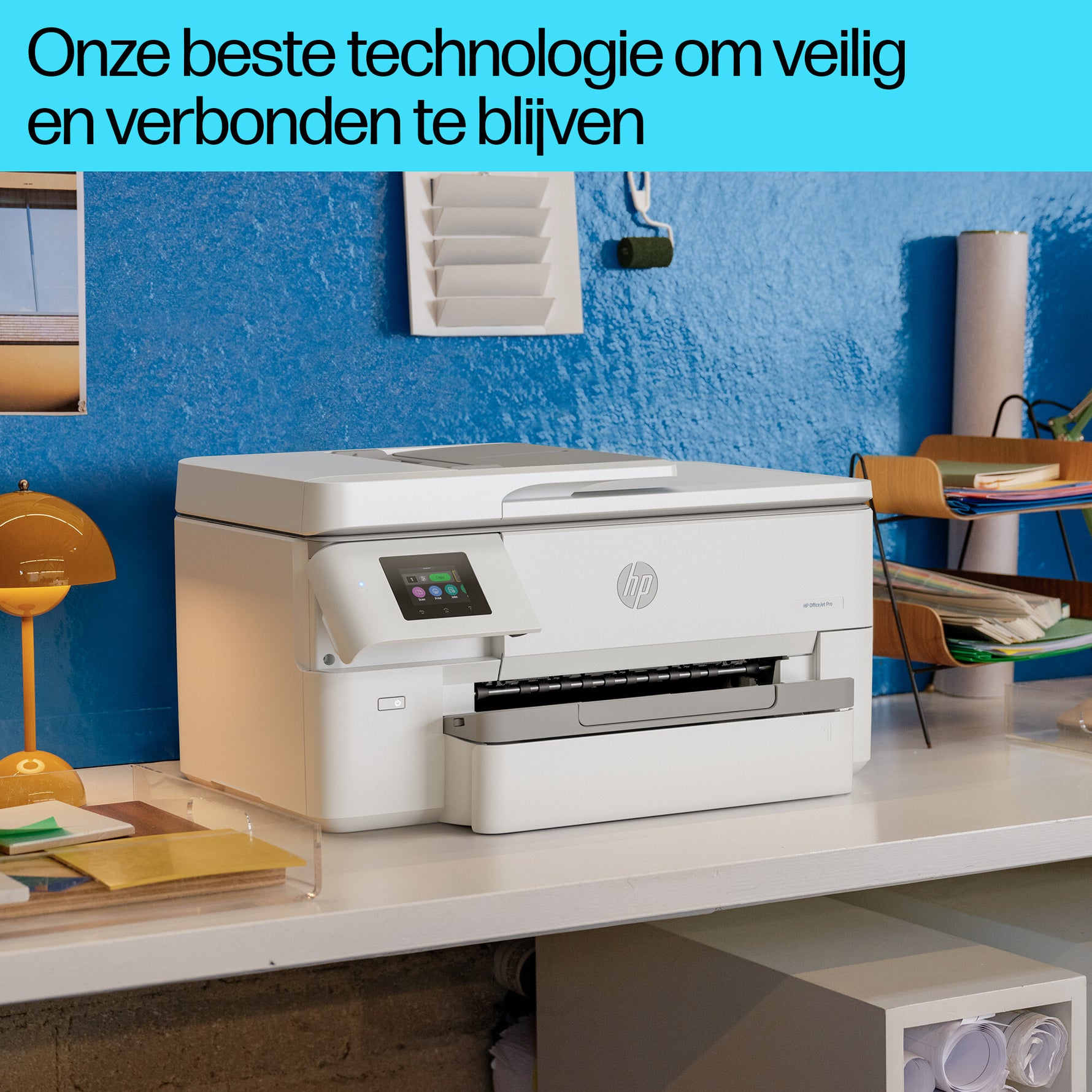 HP OfficeJet Pro 9720e Draadloos All-in-One Kleur Printer, Dubbelzijdig printen; Kopieerapparaat, Scanner