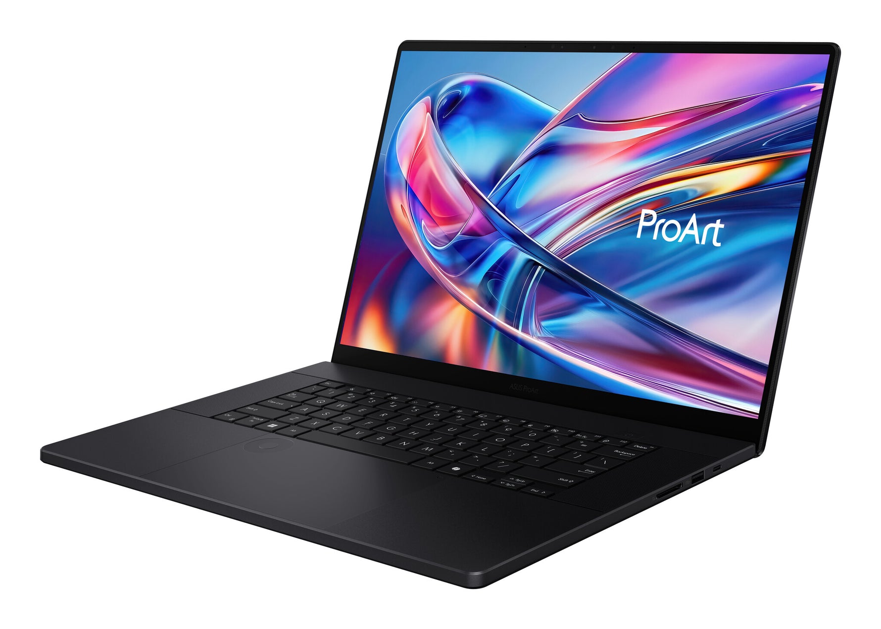 ASUS ProArt P16 H7606WX-SE002X Copilot+ PC AMD Ryzen AI 9 HX 370 Laptop 40,6 cm (16") Touchscreen WQUXGA 64 GB LPDDR5x-SDRAM 4 TB SSD NVIDIA GeForce RTX 5090 Wi-Fi 7 (802.11be) Windows 11 Pro Nederlands Zwart