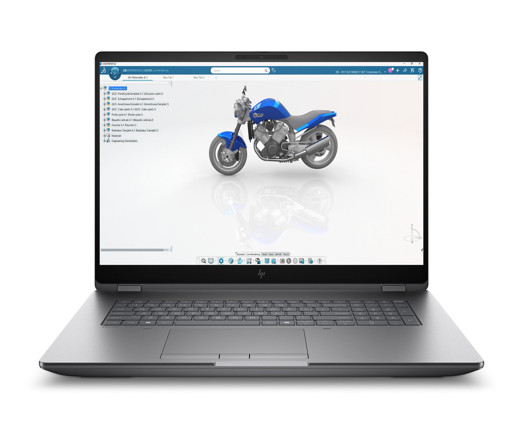 HP ZBook Fury G1i Wolf Pro Security Edition - Data Science Intel Core Ultra 7 255HX Mobiel werkstation 45,7 cm (18") WQXGA 64 GB DDR5-SDRAM 2 TB SSD NVIDIA RTX PRO 4000 Blackwell Wi-Fi 7 (802.11be) Windows 11 Pro AI Workstation, AI PC Zilver