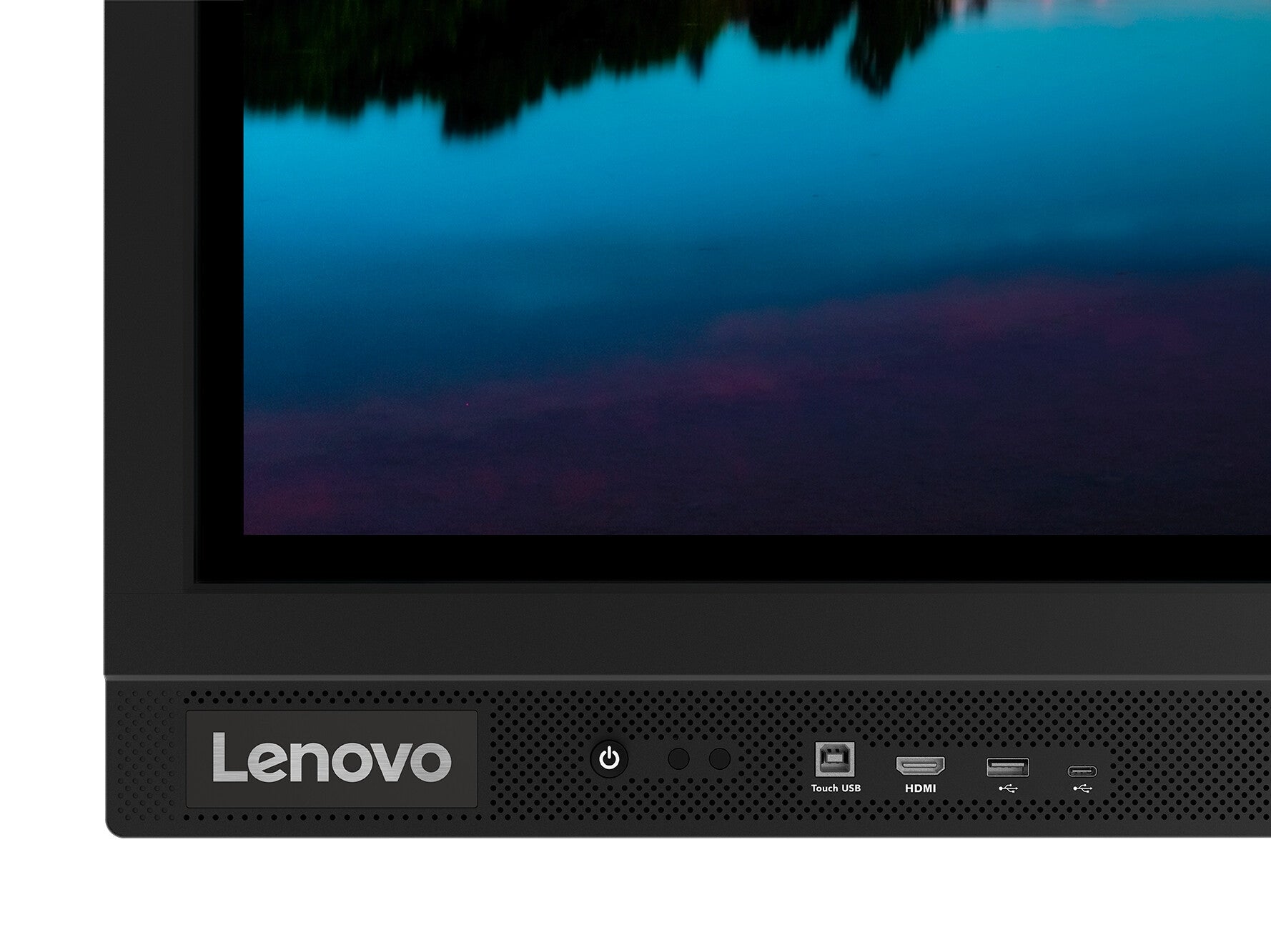 Lenovo ThinkVision T86 computer monitor 2,18 m (86") 3840 x 2160 Pixels 4K Ultra HD LED Touchscreen Zwart