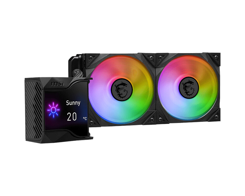 MSI MPG Coreliquid D240 Processor Kit voor vloeistofkoeling 12 cm Zwart 1 stuk(s)