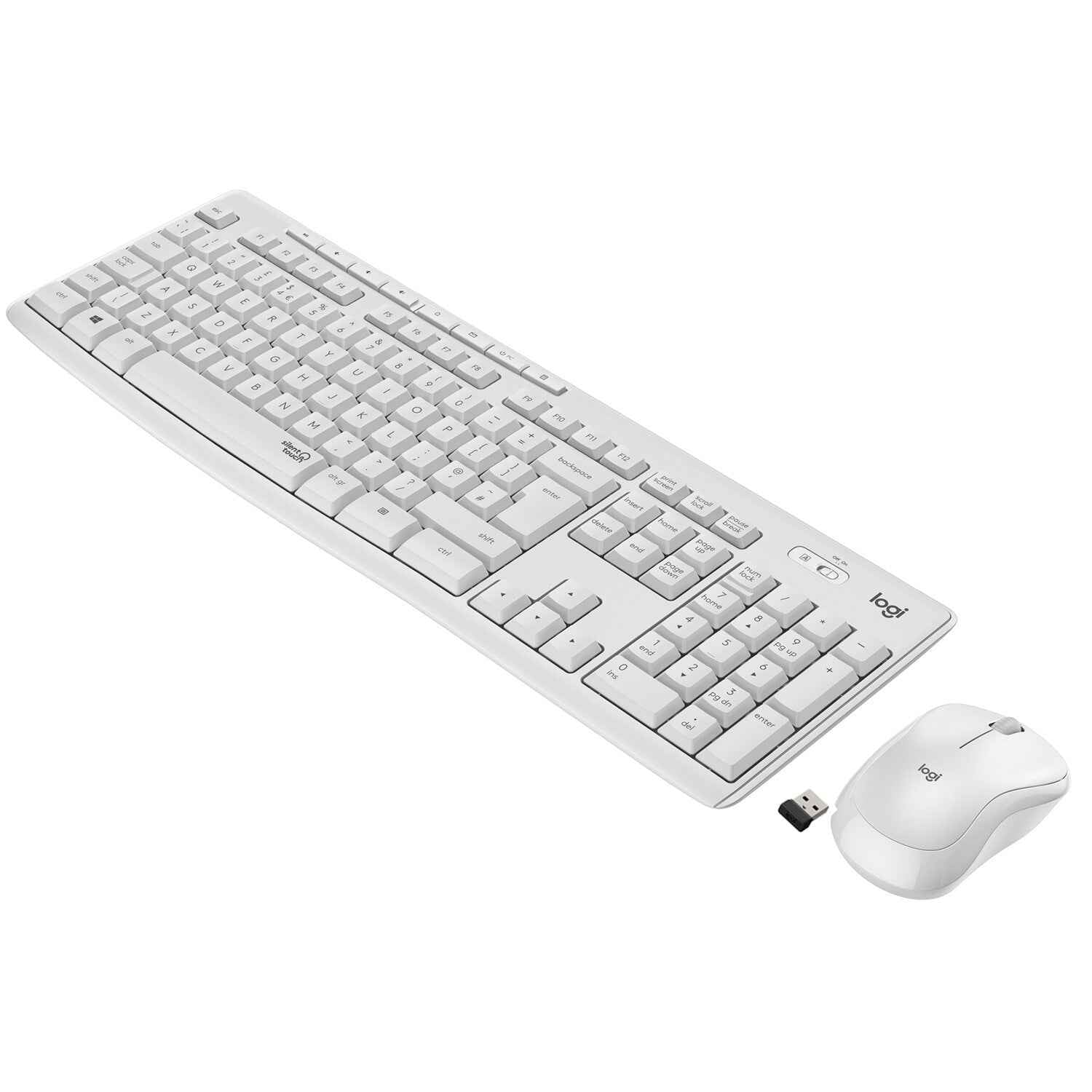 Logitech MK295 Silent Wireless Combo OFF WHITE FR