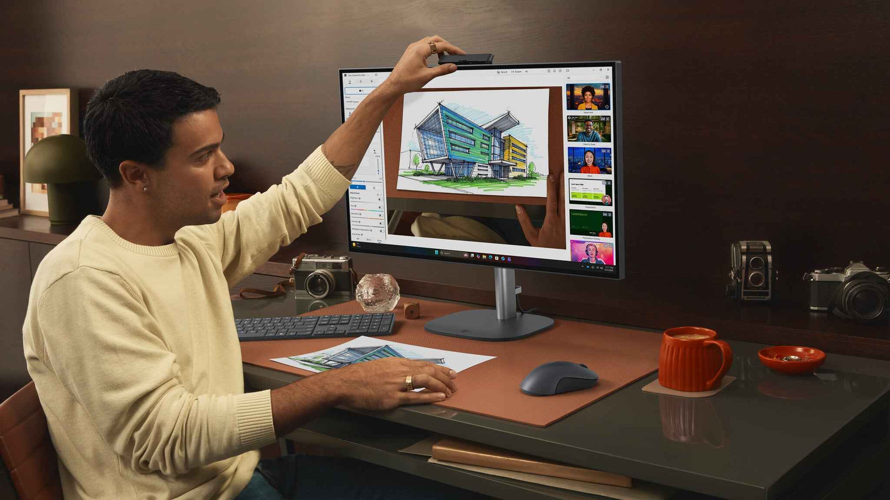 HP OmniStudio X AiO NGAI 27-cx0050nd PC Copilot+ PC Intel Core Ultra 5 325 68,6 cm (27") 2560 x 1440 Pixels Alles-in-één-pc 16 GB DDR5-SDRAM 512 GB SSD Windows 11 Home Wi-Fi 7 (802.11be) Grijs