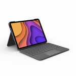 LOGITECH Folio Touch Keyboard and folio case with trackpad backlit Apple Smart connector QWERTY Nordic oxford grey (PAN)