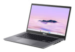 ASUS Chromebook Plus CX34 CB3402CVA-MW1326 Intel Core 3 100U 35,6 cm (14") Touchscreen Full HD 8 GB LPDDR5x-SDRAM 128 GB UFS Wi-Fi 6E (802.11ax) ChromeOS Grijs AZERTY Belgisch