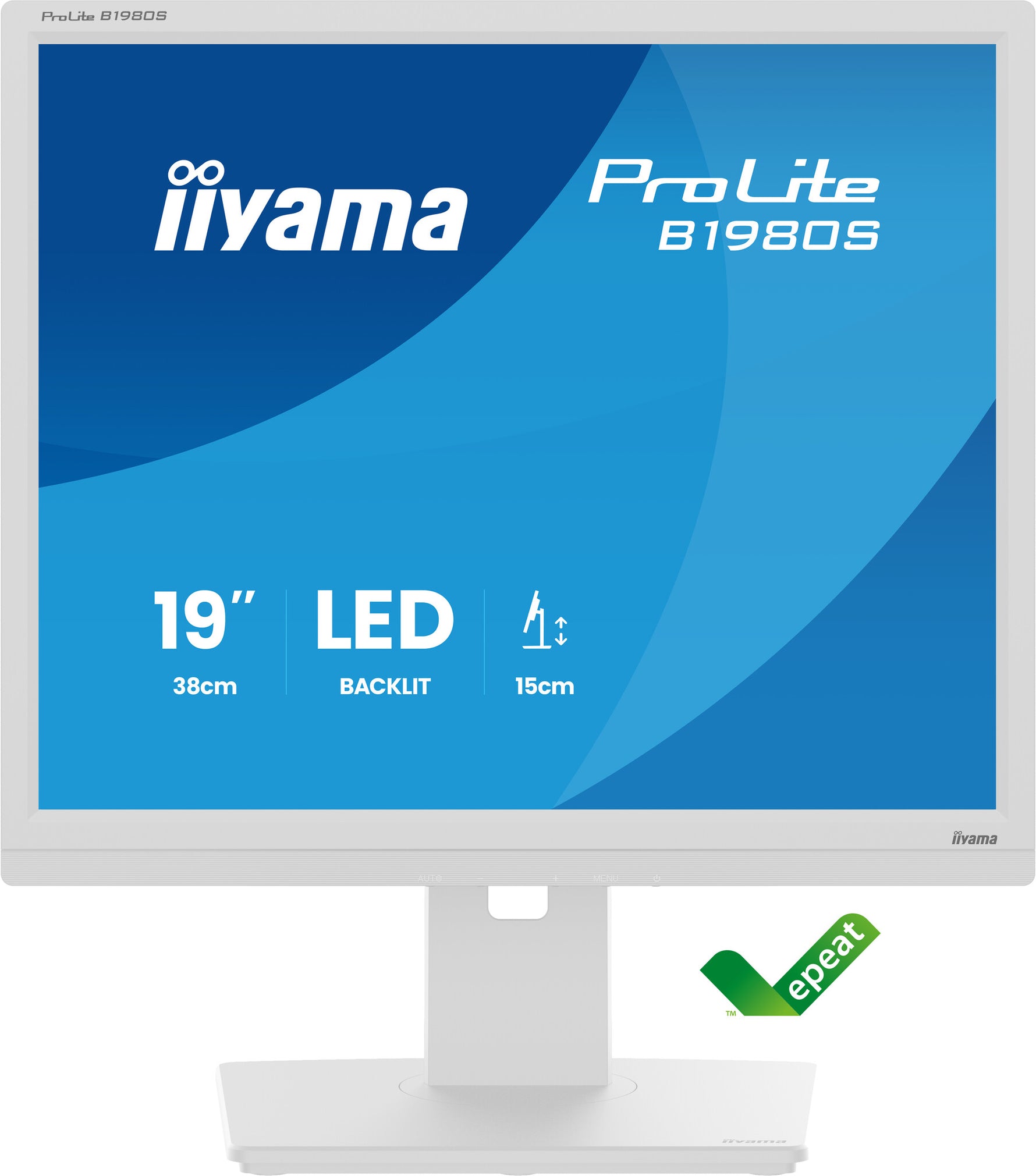 iiyama ProLite B1980S-W1 computer monitor 48,3 cm (19") 1280 x 1024 Pixels SVGA LED Wit