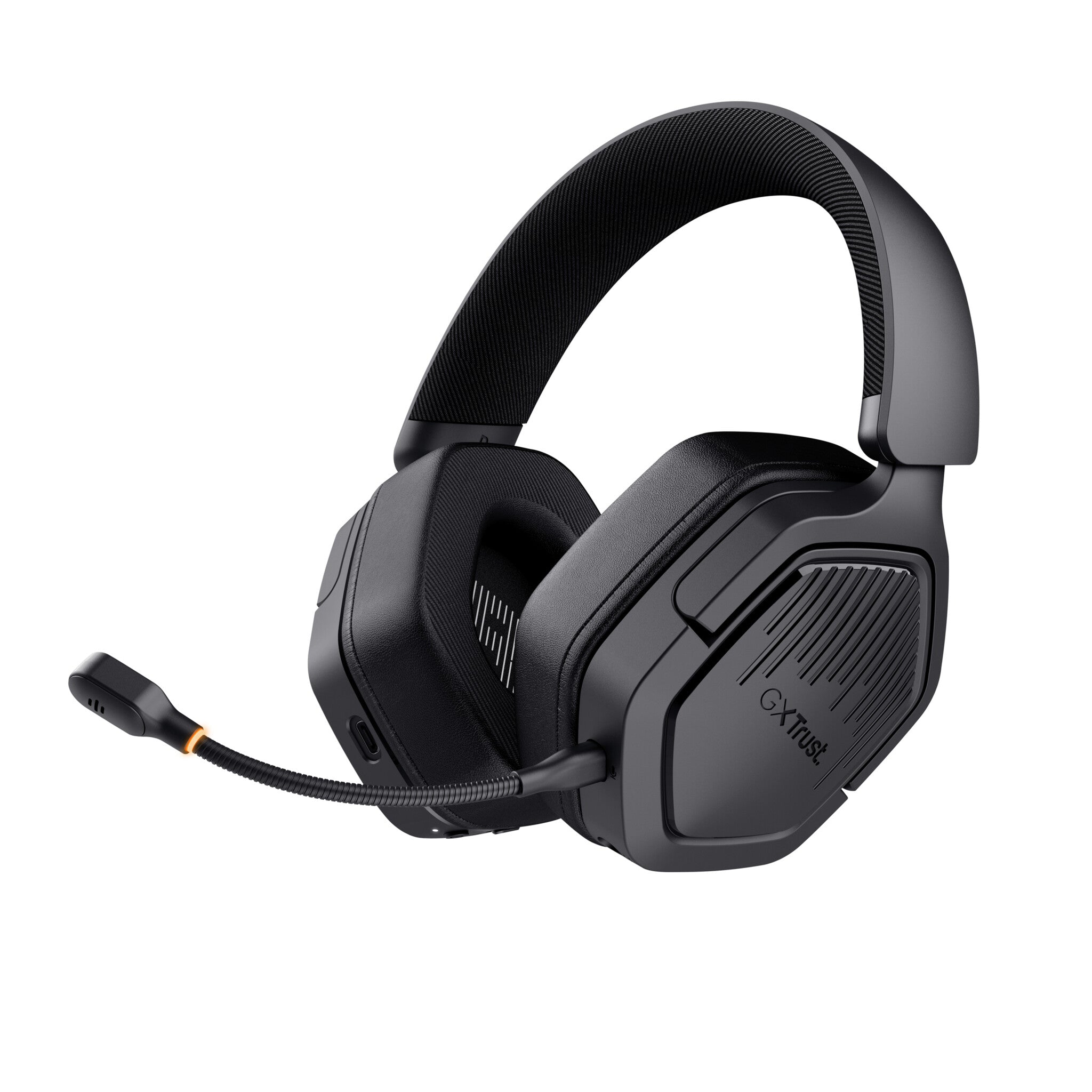 Trust GXT 493 Carus Headset Bedraad en draadloos Hoofdband, Helm Gamen USB Type-C / USB Type-A Bluetooth Zwart
