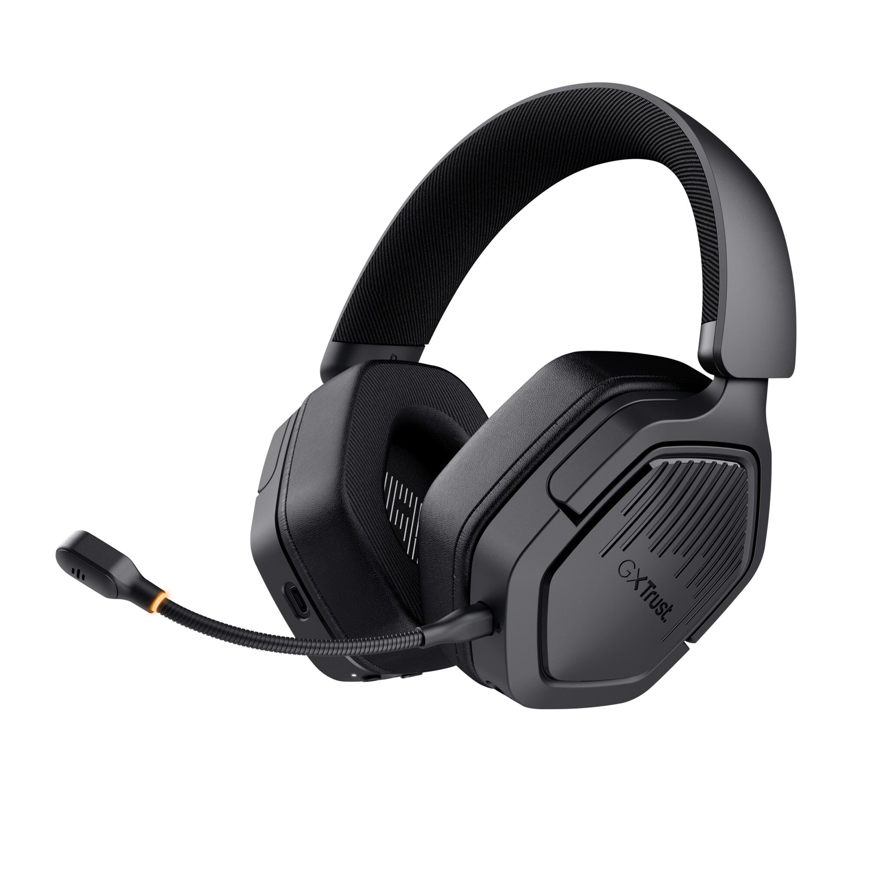 Trust GXT 493 Carus Headset Bedraad en draadloos Hoofdband, Helm Gamen USB Type-C / USB Type-A Bluetooth Zwart