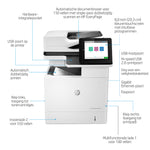 HP LaserJet Enterprise M636fh Multifunction Zwart-wit Printer, Alleen Ethernet; Kopieerapparaat, scanner
