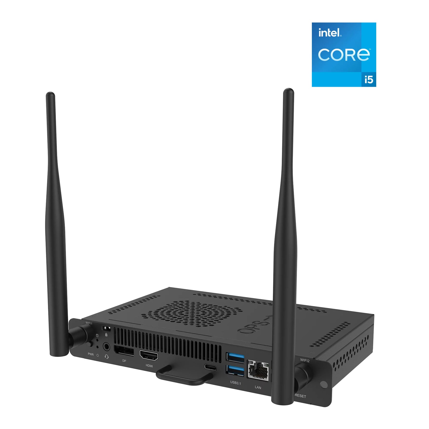 BenQ TEY41-i5 Intel® Core™ i5 i5-1235U 16 GB DDR4-SDRAM 256 GB SSD Windows 11 Pro Rekgemonteerd chassis PC Zwart