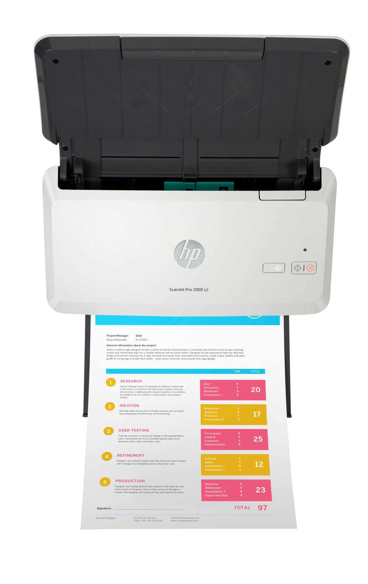 HP ScanJet Pro 2000 s2 Paginascanner 600 x 600 DPI A4 Zwart, Wit