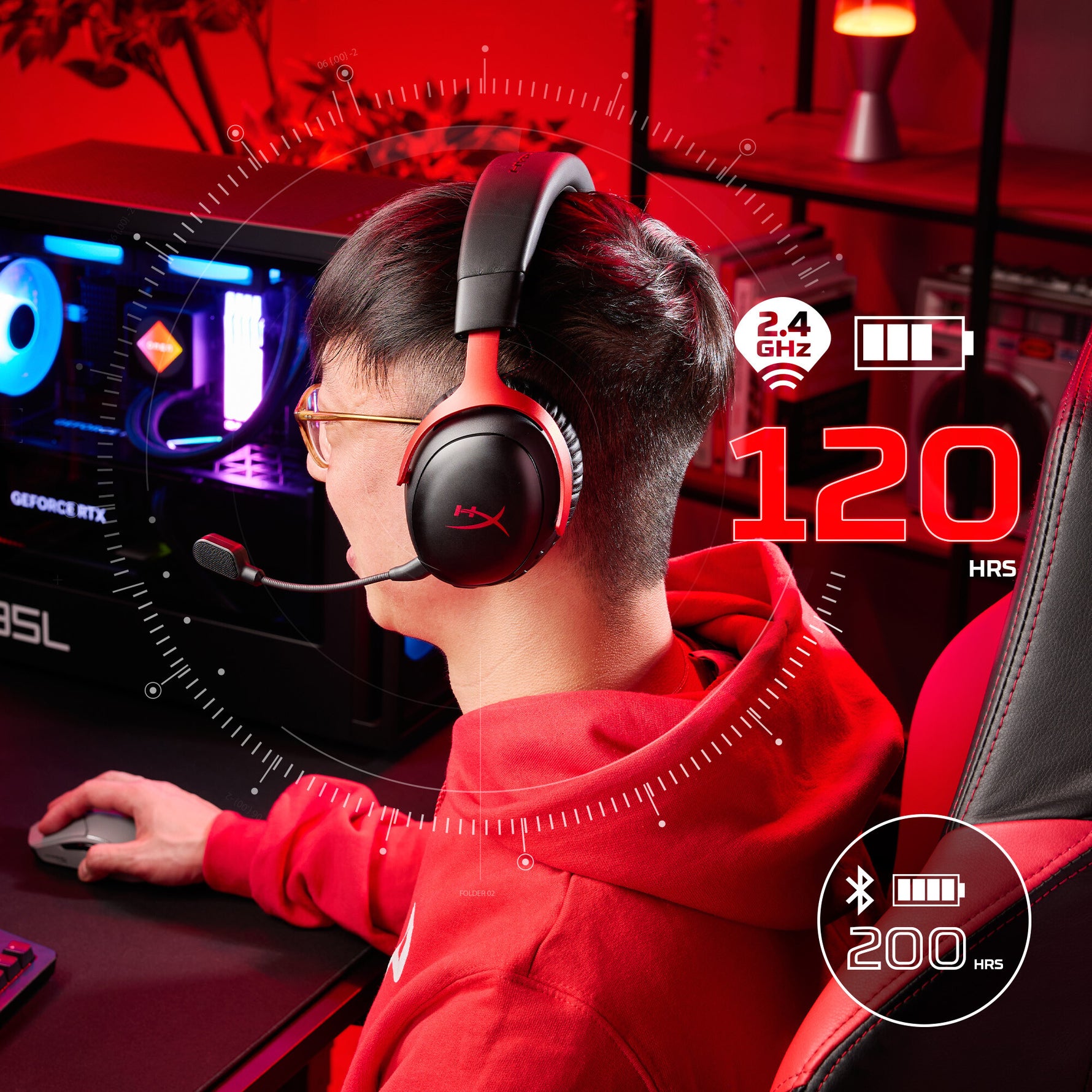 HyperX Cloud III S Wireless - Gaming Headset (zwart)