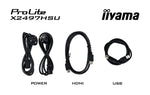 iiyama ProLite X2497HSU-B1 computer monitor 60,5 cm (23.8") 1920 x 1080 Pixels Full HD LED Zwart