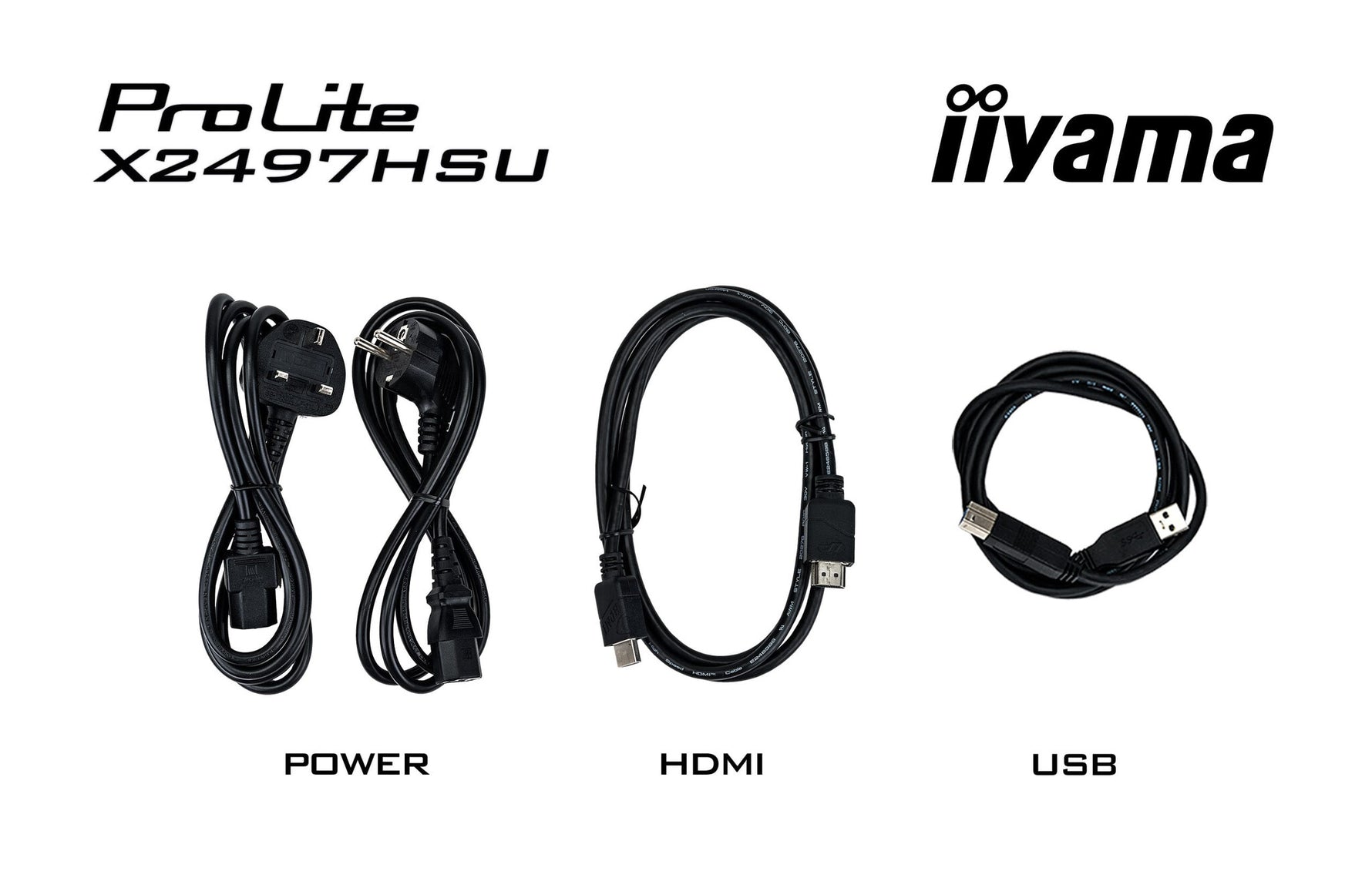 iiyama ProLite X2497HSU-B1 computer monitor 60,5 cm (23.8") 1920 x 1080 Pixels Full HD LED Zwart