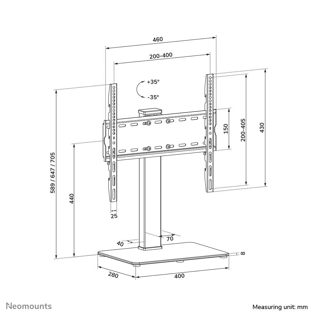 Neomounts DS45-430BL14 TV standaard 32-55