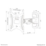 Neomounts WL40-540BL12 TV-beugel wand 32-55" - full motion - Easy Install