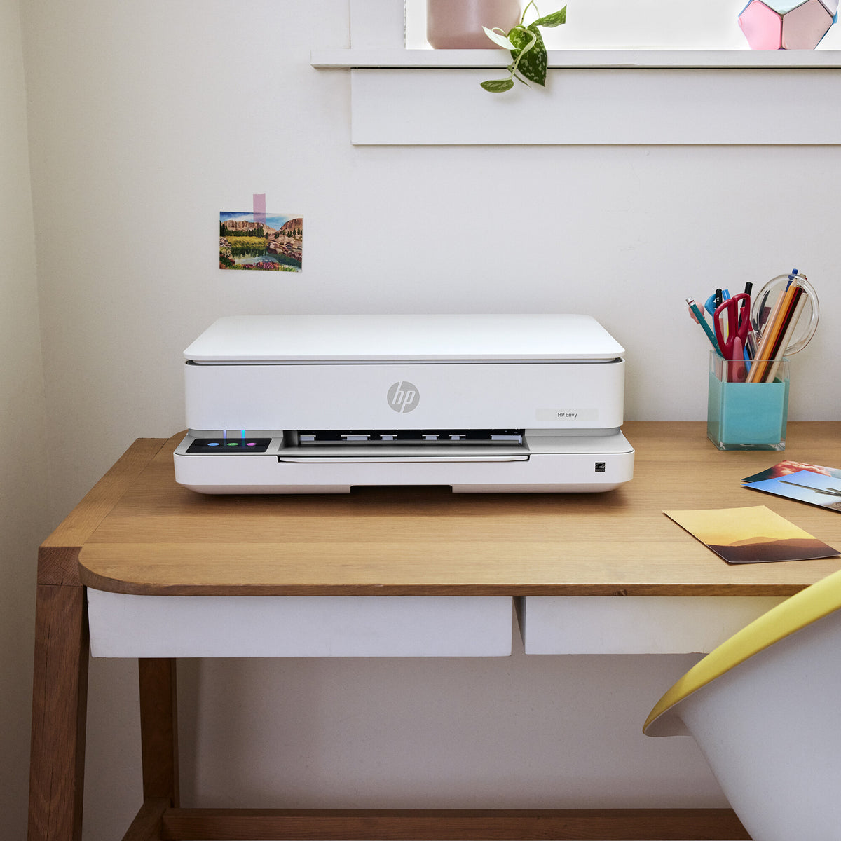 HP Envy 6130 All-in-One Kleur Printer, Foto's printen; Kopieerapparaat, Scanner