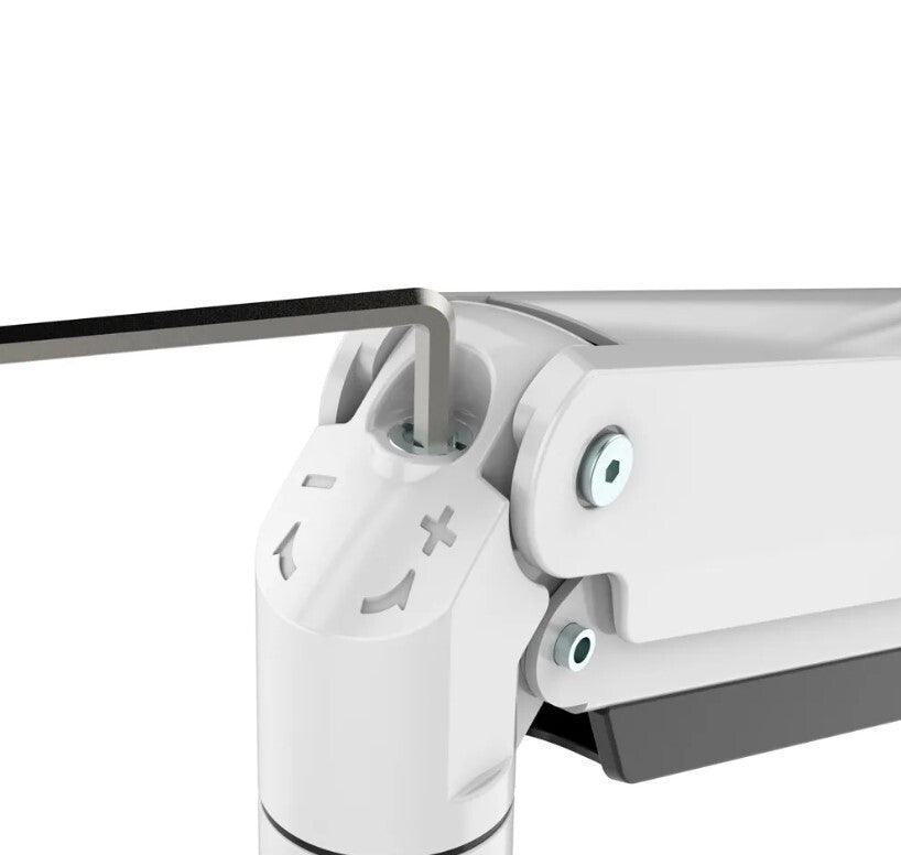 Neomounts NM-D775DX3WHITE flat panel bureau steun 68,6 cm (27