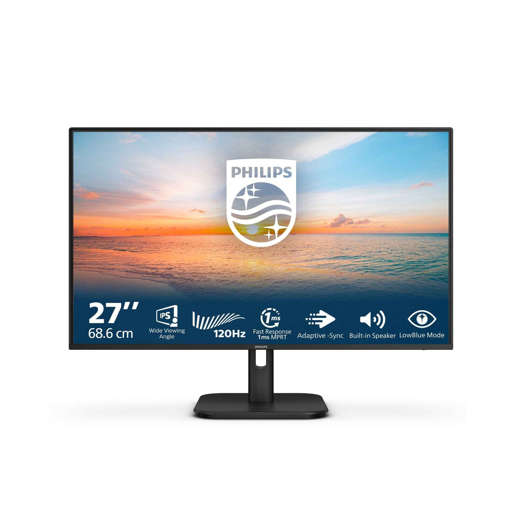 Philips 27E1N1200A/00 computer monitor 68,6 cm (27") 1920 x 1080 Pixels Full HD LCD Zwart