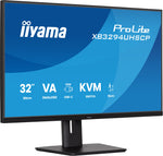 iiyama ProLite XB3294UHSCP-B1 computer monitor 80 cm (31.5") 3840 x 2160 Pixels 4K Ultra HD Zwart
