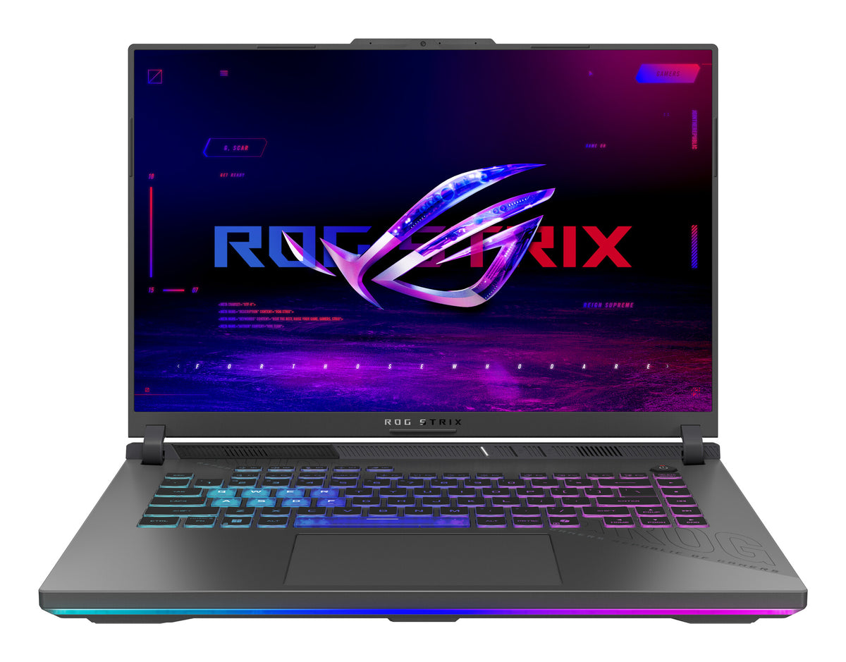 ASUS ROG Strix G16 G614PP-RV046W AMD Ryzen™ 9 8940HX Laptop 40,6 cm (16") WUXGA 16 GB DDR5-SDRAM 1 TB SSD NVIDIA GeForce RTX 5070 Wi-Fi 6E (802.11ax) Windows 11 Home Zwart, Grijs QWERTY Nederlands