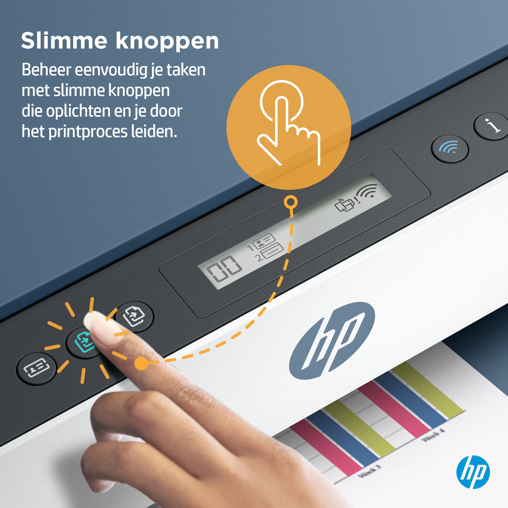 HP Smart Tank 7006 Draadloos All-in-One Kleur Printer, Dubbelzijdig printen; Kopieerapparaat, Scanner