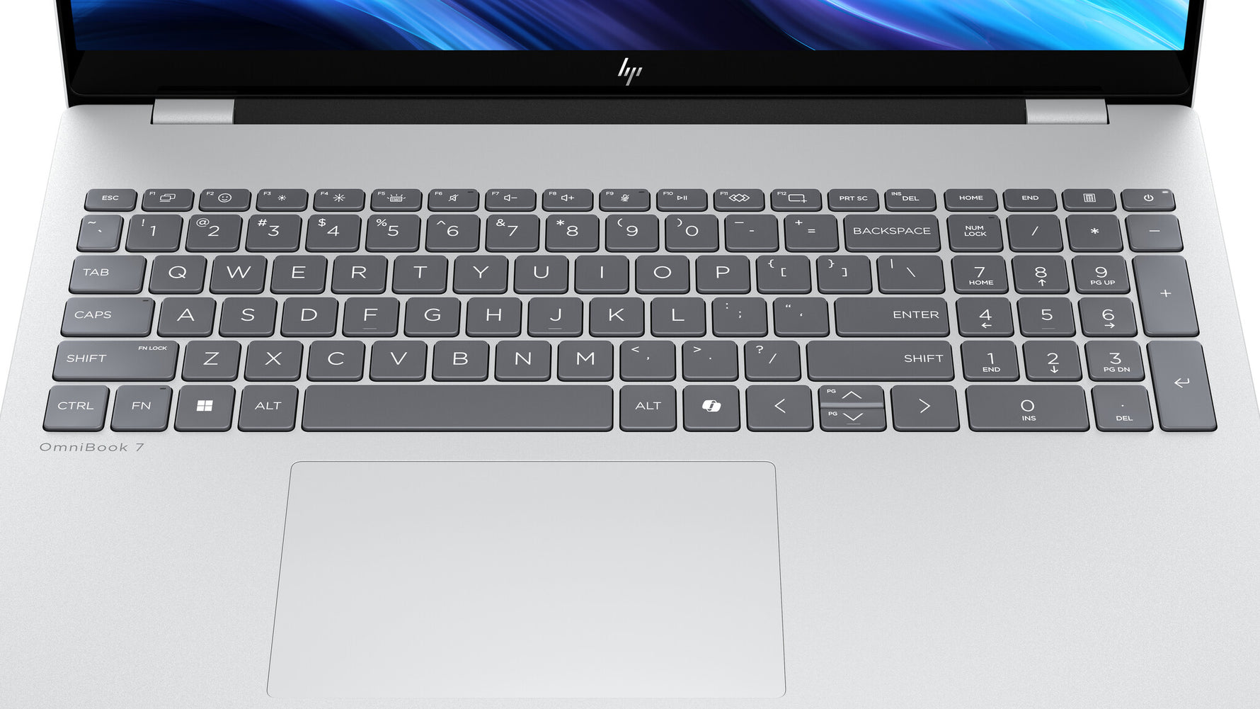 HP OmniBook 7 16-ay0020nd AI PC Ultra 7-255H (16C) 13 NPU TOPs 32GB 1TBNVIDIA GeForce RTX 4050 6GB VRAM Touch/16.0 2K OLED Low Blue Light120Hz 400 nits QWERTY Intel Core Ultra 7 Laptop 40,6 cm (16