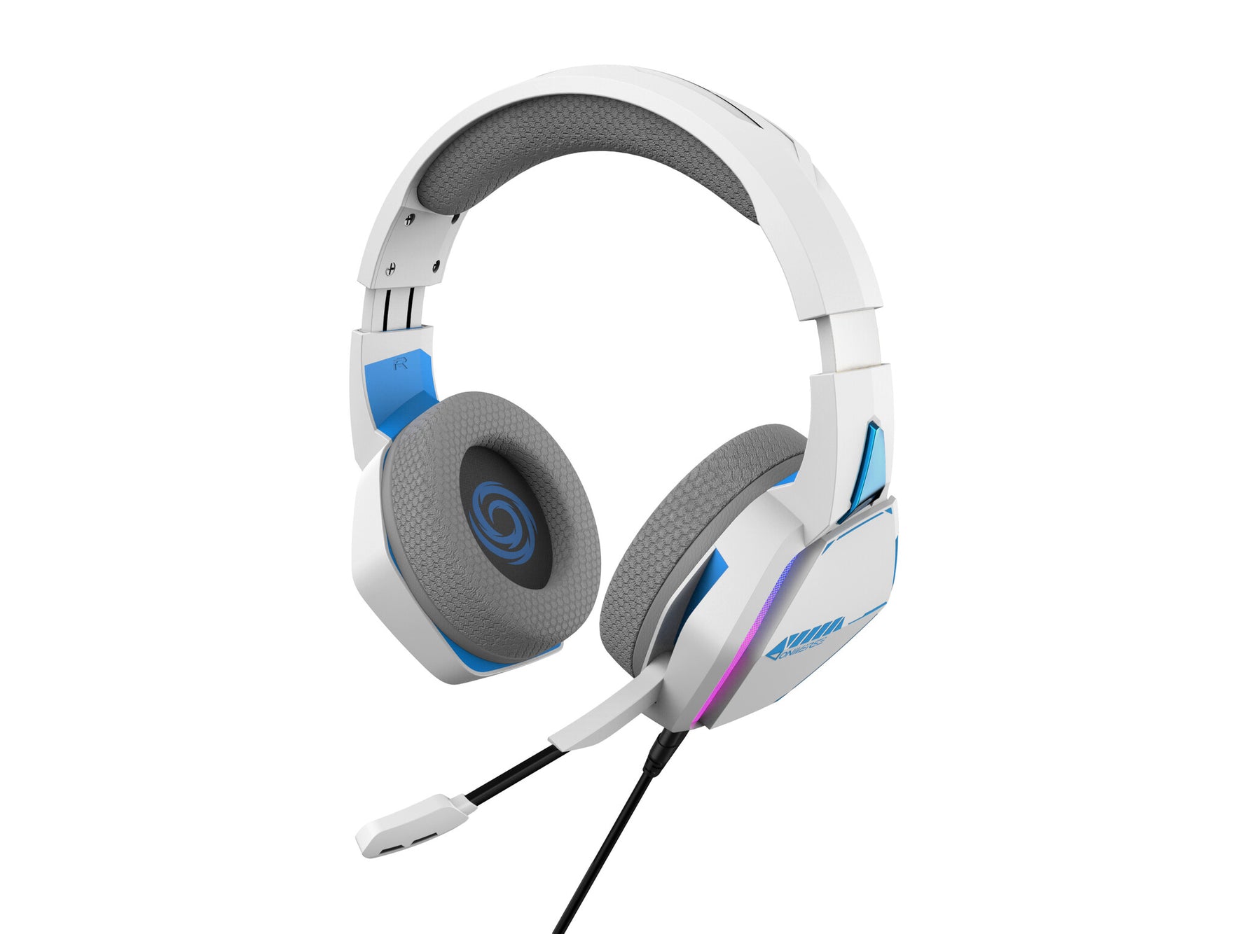 Oniverse Nebula Headset Bedraad Hoofdband Gamen USB Type-A Wit