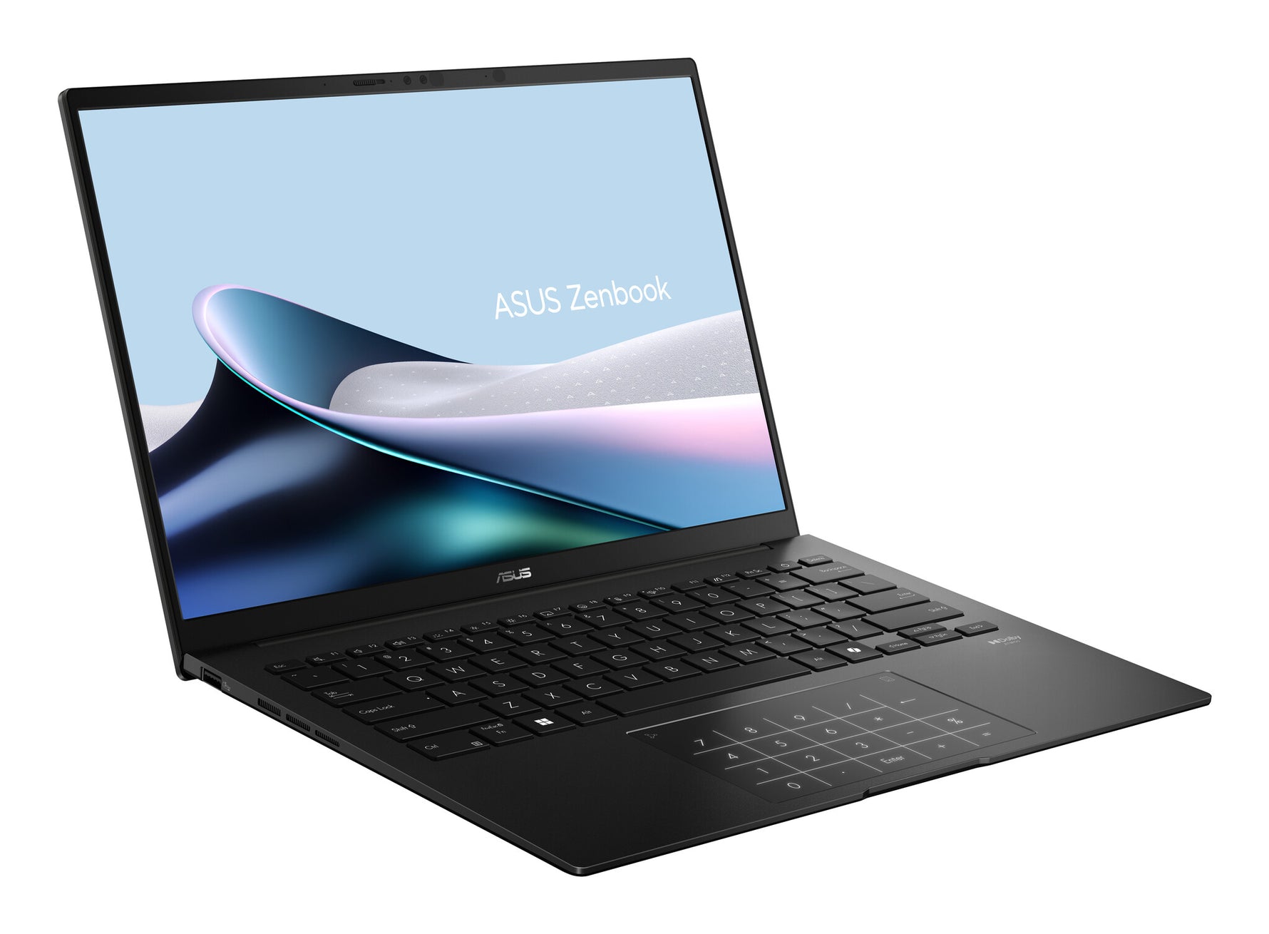 ASUS Zenbook 14 OLED UM3406GA-QD031W Copilot+ PC AMD Ryzen AI 7 445 Laptop 35,6 cm (14") WUXGA 32 GB LPDDR5x-SDRAM 1 TB SSD Wi-Fi 6E (802.11ax) Windows 11 Home Nederlands Zwart