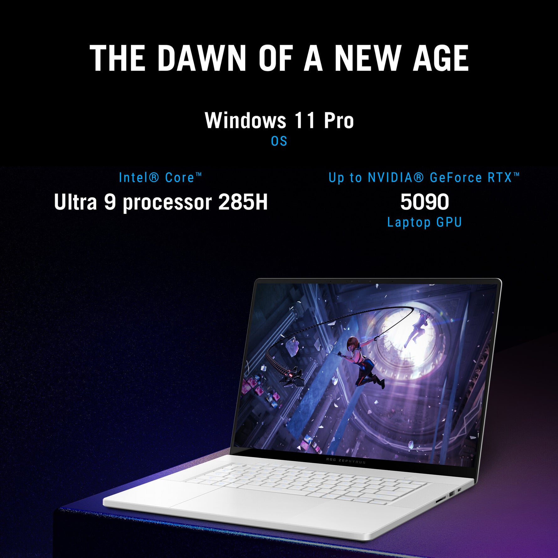 ASUS ROG Zephyrus G16 GU605CR-QR111W Intel Core Ultra 9 285H Laptop 40,6 cm (16