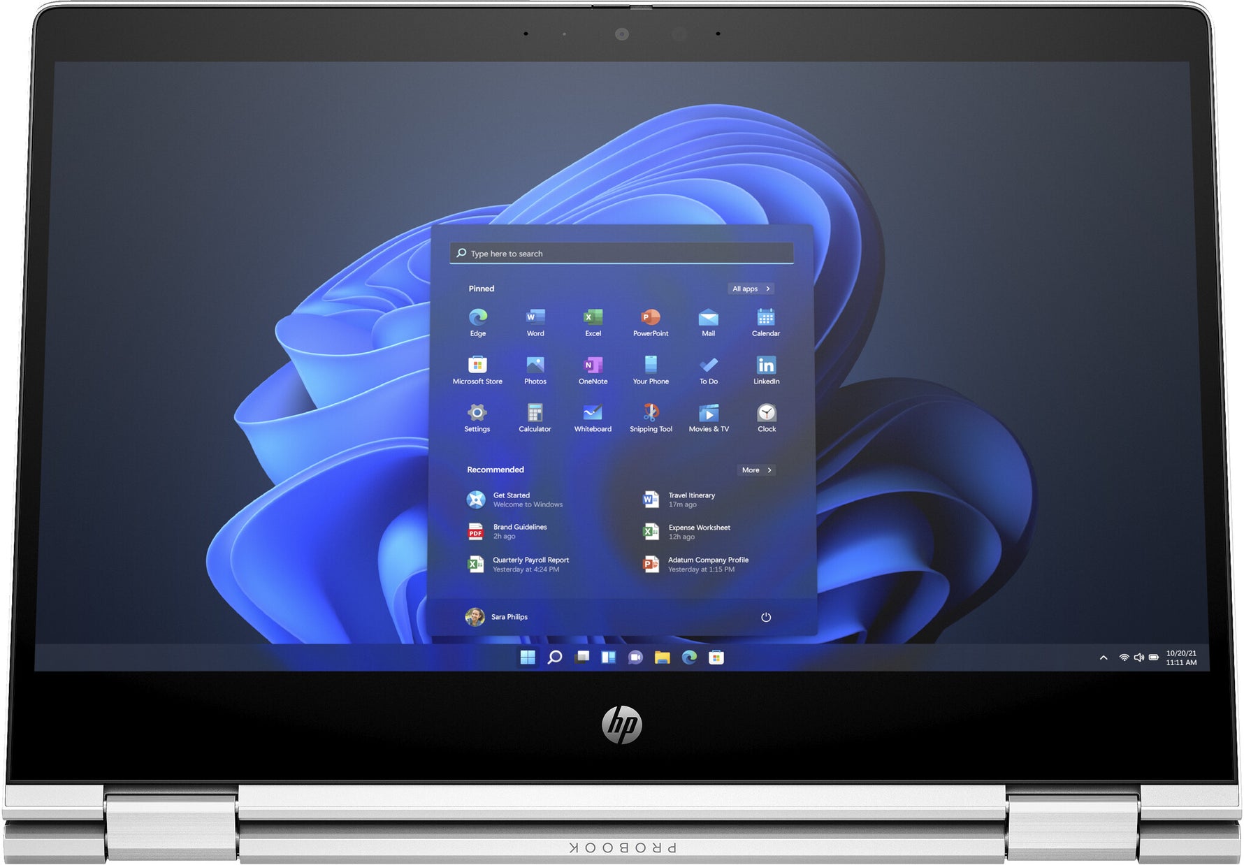 HP Pro x360 435 G10 AMD Ryzen™ 5 7530U Hybride (2-in-1) 33,8 cm (13.3") Touchscreen Full HD 8 GB DDR4-SDRAM 256 GB SSD Windows 11 Pro Zilver