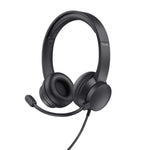 Trust HS-150 Wired PC Headset – Headset – Businessmodel – Adjustable Headband – Black