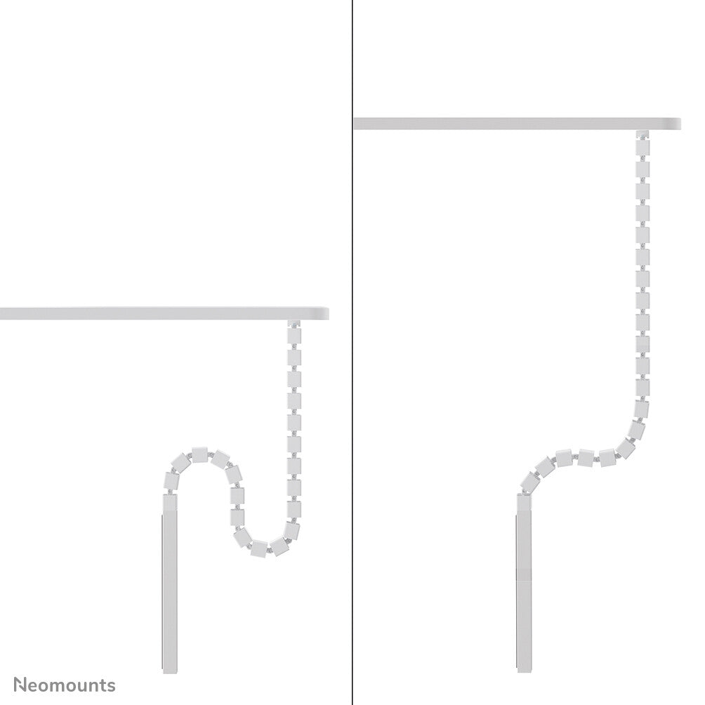 Neomounts ADS06-133WH Kabelgeleider - schroefbevestiging - universeel