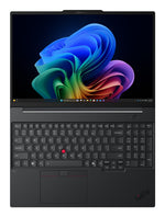 Lenovo ThinkPad T16 Gen 5 (Intel) Copilot+ PC Intel Core Ultra 7 355 Laptop 40,6 cm (16") WUXGA 32 GB LPDDR5x-SDRAM 512 GB SSD Wi-Fi 7 (802.11be) Windows 11 Pro Zwart Engels