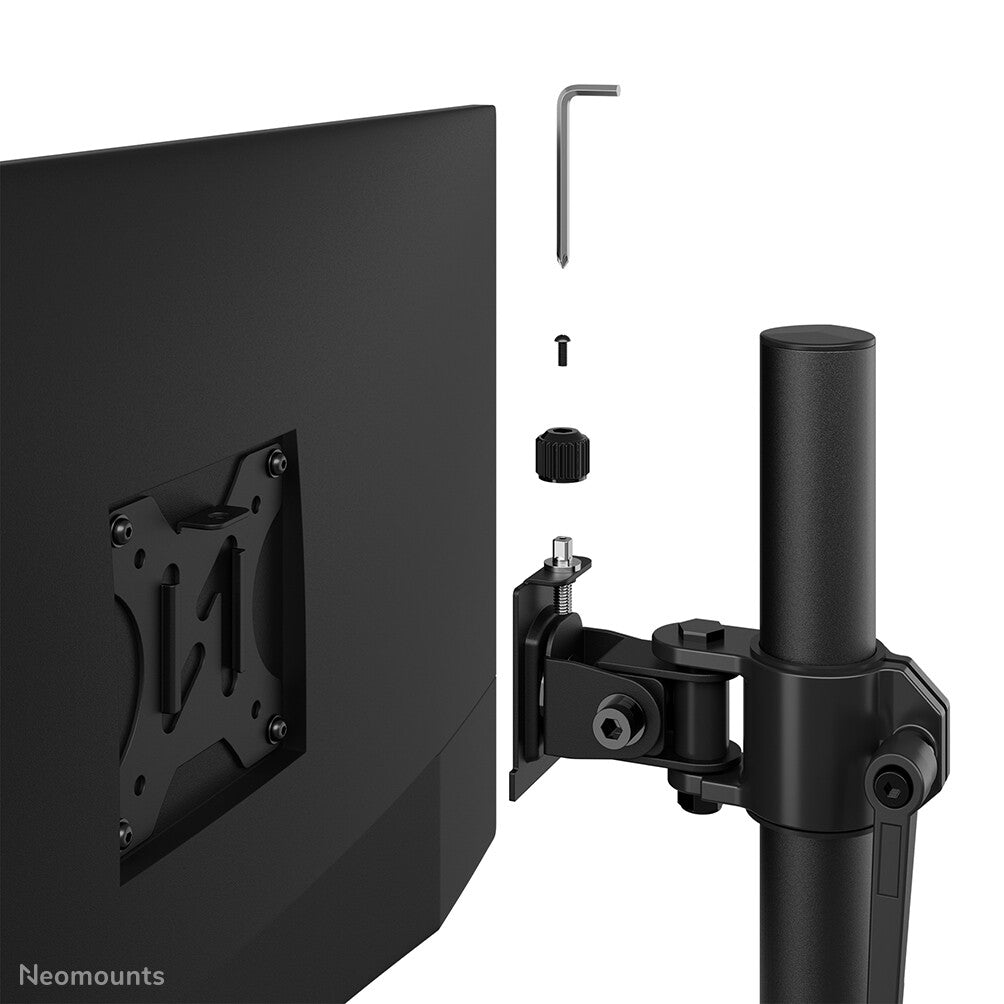 Neomounts DS45-600BL2V Monitorstandaard voor twee schermen 10-32"