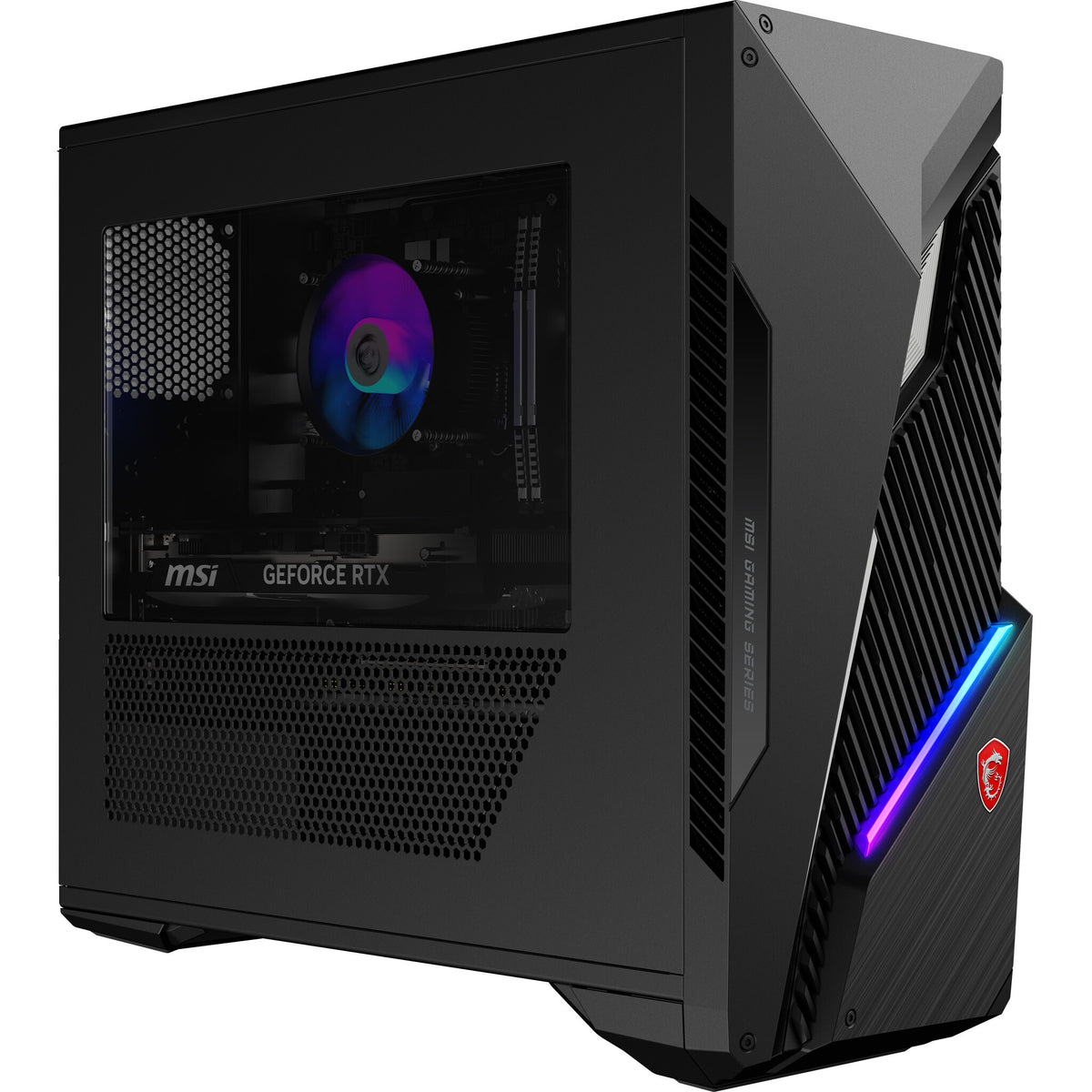 MSI MAG Infinite S3 14NVP5-2829EU Intel® Core™ i5 i5-14400F 16 GB DDR5-SDRAM 1 TB SSD NVIDIA GeForce RTX 5070 Windows 11 Home Desktop PC Zwart