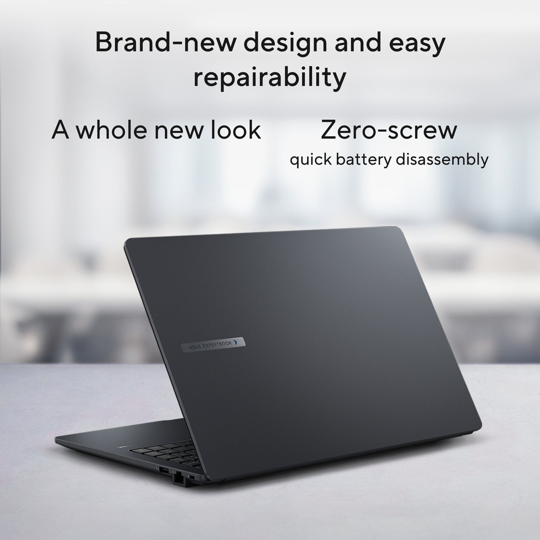 ASUS ExpertBook B1 B1503CVA-S78425X Intel Core 5 120U Laptop 39,6 cm (15.6") Full HD 16 GB DDR5-SDRAM 512 GB SSD Wi-Fi 6E (802.11ax) Windows 11 Pro Grijs QWERTY US International