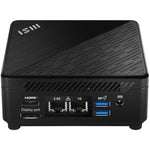 MSI Cubi 5 1M-498EU Intel Core 3 100U 8 GB DDR5-SDRAM 512 GB SSD Windows 11 Home Mini PC Zwart
