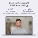 ASUS Vivobook S16 S3607QA-PL003W Qualcomm Snapdragon X1-26-100 Laptop 40,6 cm (16") 2.5K 16 GB LPDDR5x-SDRAM 512 GB SSD Wi-Fi 6E (802.11ax) Windows 11 Home Nederlands Grijs