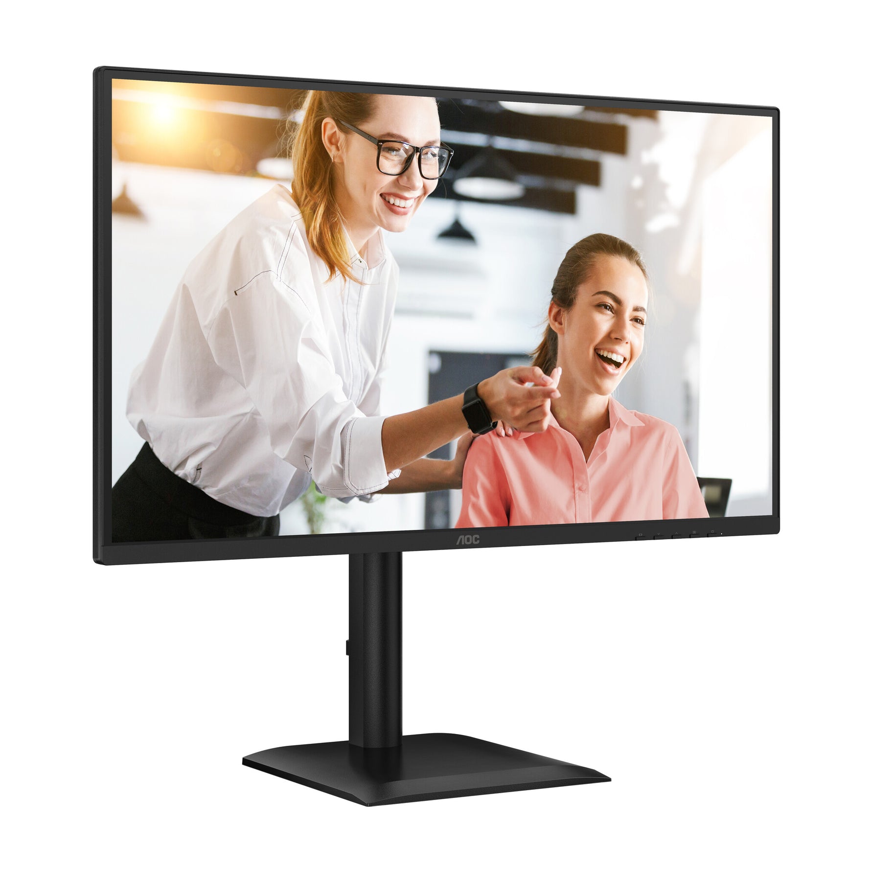 AOC E4 Q27E4CV computer monitor 68,6 cm (27") 2560 x 1440 Pixels Quad HD LED Zwart