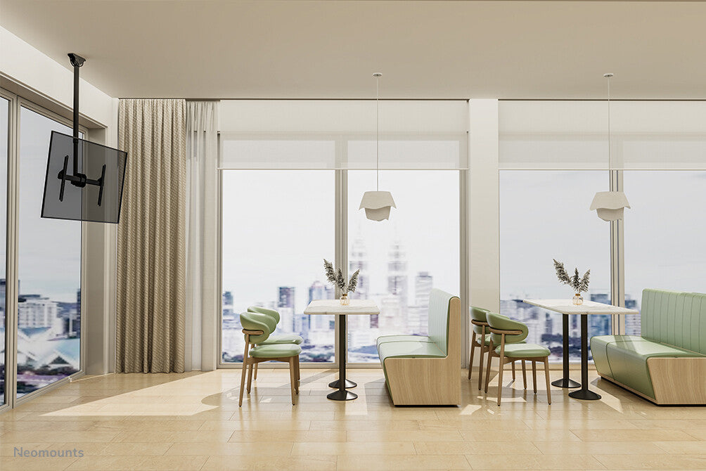 Neomounts CL35-440BL16L Monitor/TV-beugel plafond 37-70