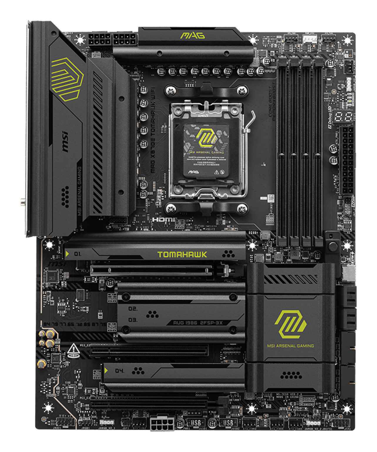 MSI MAG X870E TOMAHAWK WIFI moederbord AMD X870E Socket AM5 ATX