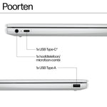 HP Chromebook 14a-nf0050nd Intel® N N100 35,6 cm (14") Full HD 4 GB LPDDR5-SDRAM 128 GB Flash Wi-Fi 6E (802.11ax) ChromeOS Zilver