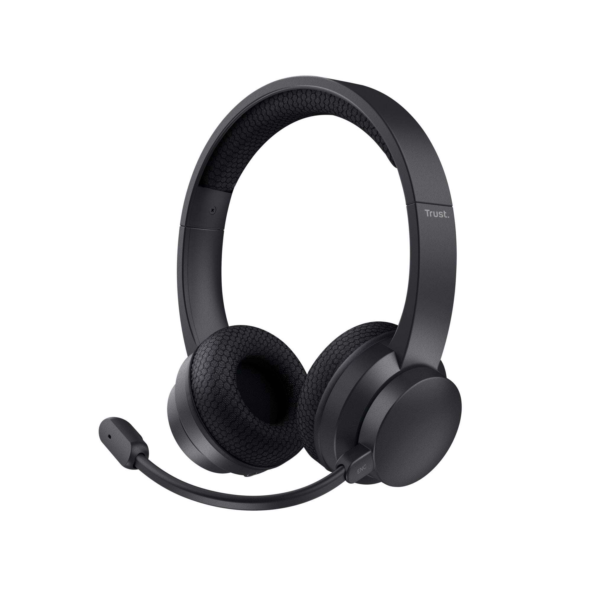 Trust Ayda Draadloze Headset - Bluetooth headset – USB-C aansluiting – Zwart
